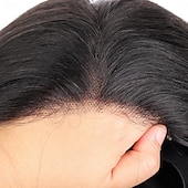 economico Parrucche lace front capelli veri-Parrucche anteriori in pizzo a onda del corpo capelli umani 6x4 parrucche anteriori in pizzo trasparenti HD parrucche di capelli umani pre pizzicate con i capelli del bambino Parrucche frontali in