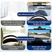 economico Accessori per interni auto-parasole universale per auto antiriflesso &amp; protezione UV per una guida sicura in qualsiasi momento parasole parasole polarizzato universale
