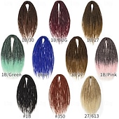 preiswerte Haare häkeln-24-Zoll-Dreadlocks-Verlängerungen, Goddess Locs, Häkelhaar für Frauen, 10 Stränge, handgefertigte Dreadlock-Häkelhaarzöpfe, synthetisch, dünn, 0,6 cm, Hippie, gerade, doppelendige Dreads