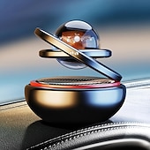 levne Doplňky do interiéru auta-Planet car aromaterapeutický parfém - solárně poháněný osvěžovač vzduchu do auta pro muže - dlouhotrvající vůně a dekorativní design