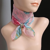 voordelige Accessoires en meer-Stippen Retro vintage Jaren &#039;50 Vierkante chiffon sjaal Kostuum Dames Maskerade Feestavondkleding Maskerade Vrijgezellenfeest Volwassenen Shawl