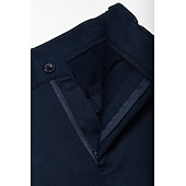  Herren Hose Hosen Chinesisch Chino Chino Hosen Tasche Glatt Komfort Atmungsaktiv Outdoor Täglich Ausgehen Modisch Brautkleider schlicht Schwarz Weiß elastisch