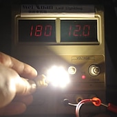 זול נורות דו-פיניות לד-תאורת led g4 5730smd סיכת צד be-pin 3w led ac/dc 12v 24v dc 15 לדים חם לבן אדום ירוק כחול זרקורים led נורת תירס 10 יחידות