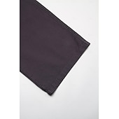 economico Pantaloni cargo-Per uomo Pantaloni cargo Pantaloni Pantaloni casual Tasche Gamba dritta Tinta unica Comfort Caldo Giornaliero Per eventi Per uscire Sportivo Di tendenza Nero Giallo Media elasticità