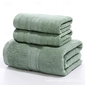 voordelige Handdoeken-100% bamboevezel zachte en absorberende effen handdoek of gezichtshanddoek voor thuisbadkamer
