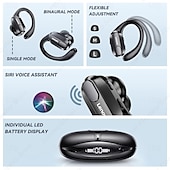abordables Auriculares TWS-Auriculares Verdaderos Inalámbricos Lenovo xt80 TWS Auriculares In Ear Bluetooth 5.3 Diseño Ergonómico Estéreo para Apple Samsung Huawei Xiaomi MI Fitness Aire Libre Correr Teléfono Móvil