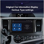 Недорогие Автомобильные мультимедийные проигрыватели-Для Toyota Sienna 2011-2014 автомагнитола мультимедийный видеоплеер навигация стерео GPS Android авто carplay