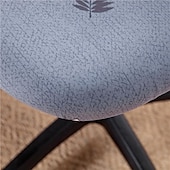 baratos Capa para Cadeira de Escritório-Capa para cadeira de escritório, capa para cadeira de mesa de computador, spandex elástico, anti-poeira, divisão universal, giratória, protetor de capa para cadeira giratória, conjunto de 2 peças,