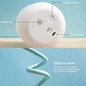 cheap Camping Lights-LED Camping Light Flexible Rope USB Charging Dimming Silicone Night Light Portabl Camping LED Light for Hiking Beach Lighting Oudoor Use 1pc