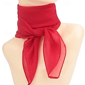 economico Accessori e altro-Retrò Vintage Anni 1950 Sciarpa quadrata in chiffon Per donna Addio al Nubilato Adulti Sciarpa