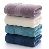 cheap Towels-100% Cotton Soft And Absorbent Solid Color Hand Towel Or Face Towel For Home Bathroom