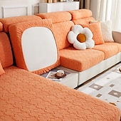 billiga Överdrag för soffa och armstöd-magiskt sofffodral stretch jacquard soffsits soffkudde överdrag, halkskyddande möbelskydd för sektions 1/2/3/4 sätesöverdrag, l form sofföverdrag, schäslongssoffa underöverdrag