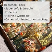 Недорогие пейзаж гобелен-цветы на окне настенный гобелен настенное искусство большой гобелен фреска декор фотография фон одеяло занавеска для дома спальня гостиная украшения