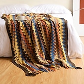 preiswerte Bettdecken-Böhmen Sofa Decke Bett gestrickte Decken Home Sofa Abdeckung Bettlaken Gobelin Decke 130 x 180 cm 130 x 230 cm