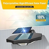 זול פנסי רחוב-אורות סולאריים חיצוניים 168 led 6500k פוד אור מהחשכה ועד עלות השחר, אורות חניה אטומים למים ip66 עם חיישן תנועה