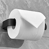 olcso Vécépapírtartók-wc papír tartó alumínium anyag fürdőszoba falra szerelhető wc tekercs papír egyrúd fekete 1db