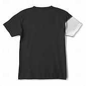 cheap Girl&#039;s 3D Animals-Girls&#039; 3D Cat Tee Shirts Short Sleeve 3D Print Summer Active Fashion Cute Polyester Kids 3-12 Years Crew Neck Outdoor Casual Daily Regular Fit
