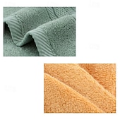 voordelige Handdoeken-100% bamboevezel zachte en absorberende effen handdoek of gezichtshanddoek voor thuisbadkamer