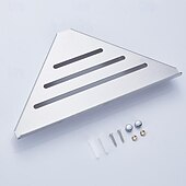 cheap Shower Caddy-Shower Caddy Multifunction Bathroom Triangle Shelf Wall Mounted Stainless Steel 1 Pack Corner Storage Shelf for Bathroom Toilet and Kitchen