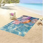 abordables ensembles de serviettes de plage-Serviette de plage à motif pièce d&#039;or, serviettes de plage pour voyage, serviette à séchage rapide pour nageurs, serviettes de plage résistantes au sable pour femmes, hommes, filles, enfants,
