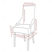 billiga Fåtöljskydd och armlöst stoltäckning-stretch wingback stolsöverdrag överdrag blommigt tryckt, återanvändbart fåtölj skyddsöverdrag för matsal bankett heminredning spandex tyg maskintvättbar handtvättbar