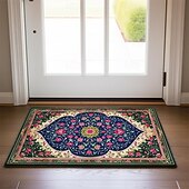 preiswerte Fußmatten-Vintage-Ramadan-Druck, Fußmatte, Fußmatten, waschbare Teppiche, Küchenmatte, rutschfester, ölbeständiger Teppich, Innen- und Außenmatte, Schlafzimmerdekoration, Badezimmermatte, Eingangsteppich