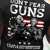  Patriotic T Shirts For Men Funny Voted T Shirt Short Sleeve T shirt 3D Print Crew Neck Shirt Funny Political T Shirt Street Casual Daily Black Red Blue Summer Spring All Seasons Clothing Apparel S M