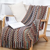 preiswerte Bettdecken-Böhmen Sofa Decke Bett gestrickte Decken Home Sofa Abdeckung Bettlaken Gobelin Decke 130 x 180 cm 130 x 230 cm