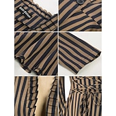 economico Capispalla-Punk &amp; Gotico Medievale Rinascimento Vestito Cappotto Costume Cosplay Fiera del Ren Ragazza gotica A righe Per donna Reale Stile Steampunk Halloween Carnevale Mascherata Abbigliamento quotidiano