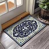 preiswerte Fußmatten-Vintage-Ramadan-Druck, Fußmatte, Fußmatten, waschbare Teppiche, Küchenmatte, rutschfester, ölbeständiger Teppich, Innen- und Außenmatte, Schlafzimmerdekoration, Badezimmermatte, Eingangsteppich
