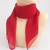 economico Accessori e altro-Retrò Vintage Anni 1950 Sciarpa quadrata in chiffon Per donna Addio al Nubilato Adulti Sciarpa