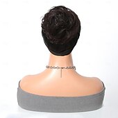abordables Chignons-chignons Chignon Cheveux Synthétiques Pièce de cheveux Extension des cheveux Ondulé Boucle rebondissante Soirée du quotidien Usage quotidien Noir naturel #1B