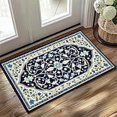 preiswerte Fußmatten-Vintage-Ramadan-Druck, Fußmatte, Fußmatten, waschbare Teppiche, Küchenmatte, rutschfester, ölbeständiger Teppich, Innen- und Außenmatte, Schlafzimmerdekoration, Badezimmermatte, Eingangsteppich