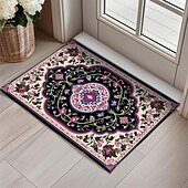 preiswerte Fußmatten-Vintage-Ramadan-Druck, Fußmatte, Fußmatten, waschbare Teppiche, Küchenmatte, rutschfester, ölbeständiger Teppich, Innen- und Außenmatte, Schlafzimmerdekoration, Badezimmermatte, Eingangsteppich
