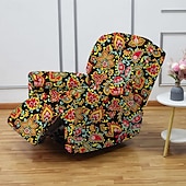 ieftine Recliner-huse de scaun florale huse lazyboy huse scaune canapea set 4 buc, rabatabil antiderapant cu buzunare de depozitare protectie mobila pentru living