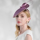 olcso Partikalapok-fejpántok kalapok fejfedők szál csészealj kalap cilinder esküvő tea party elegáns esküvő tollas csípős fejfedő