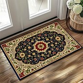 preiswerte Fußmatten-Vintage-Ramadan-Druck, Fußmatte, Fußmatten, waschbare Teppiche, Küchenmatte, rutschfester, ölbeständiger Teppich, Innen- und Außenmatte, Schlafzimmerdekoration, Badezimmermatte, Eingangsteppich