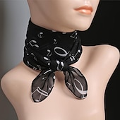 voordelige Accessoires en meer-Stippen Retro vintage Jaren &#039;50 Vierkante chiffon sjaal Kostuum Dames Maskerade Feestavondkleding Maskerade Vrijgezellenfeest Volwassenen Shawl