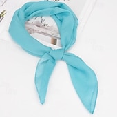 economico Accessori e altro-Retrò Vintage Anni 1950 Sciarpa quadrata in chiffon Per donna Addio al Nubilato Adulti Sciarpa