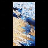 Недорогие Абстрактные картины-Ручная работа, ручная роспись, настенное искусство, современный абстрактный лесной пейзаж, украшение для дома, декор, рулонный холст, без рамки, нерастянутый