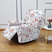 ieftine Recliner-huse de scaun florale huse lazyboy huse scaune canapea set 4 buc, rabatabil antiderapant cu buzunare de depozitare protectie mobila pentru living