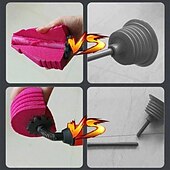 cheap Toilet Brush &amp; Cleaning-High Pressure Toilet Unblock One Shot Toilet Pipe Plunger, Upgraded Toilet Plunger Kit High Pressure Air Drain Clog Remover Plumbing Tool for Sink Bathroom Kitchen Bathtub Clogged Pipe