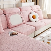 billiga Överdrag för soffa och armstöd-magiskt sofffodral stretch jacquard soffsits soffkudde överdrag, halkskyddande möbelskydd för sektions 1/2/3/4 sätesöverdrag, l form sofföverdrag, schäslongssoffa underöverdrag