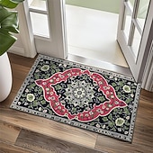 preiswerte Fußmatten-Vintage-Ramadan-Druck, Fußmatte, Fußmatten, waschbare Teppiche, Küchenmatte, rutschfester, ölbeständiger Teppich, Innen- und Außenmatte, Schlafzimmerdekoration, Badezimmermatte, Eingangsteppich