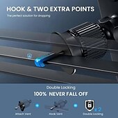 cheap Automotive Interior Accessories-StarFire New Car Mobile Phone Holder Telescopic Suction Cup Air Outlet Snap-On Multi-Function Car Navigation Holder