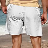 baratos Feriado-Homens Coqueiro Calção Shorts de verão Shorts de praia Cintura Média Havaiana Casual Ao ar livre Feriado Para Noite Com Cordão Cintura elástica Imprimir Designer Roupa