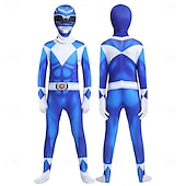economico Costumi per ragazzi-Mighty Morphin Power Rangers Tommy Oliver Costume Cosplay Tuta Cosplay Halloween Cosplay di film for Per uomo Per donna Ragazzi Bambini Adulti Halloween Carnevale Mascherata