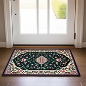 preiswerte Fußmatten-Vintage-Ramadan-Druck, Fußmatte, Fußmatten, waschbare Teppiche, Küchenmatte, rutschfester, ölbeständiger Teppich, Innen- und Außenmatte, Schlafzimmerdekoration, Badezimmermatte, Eingangsteppich