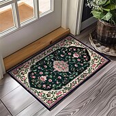 preiswerte Fußmatten-Vintage-Ramadan-Druck, Fußmatte, Fußmatten, waschbare Teppiche, Küchenmatte, rutschfester, ölbeständiger Teppich, Innen- und Außenmatte, Schlafzimmerdekoration, Badezimmermatte, Eingangsteppich