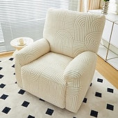 baratos Cadeira Reclinável &amp; Cadeirões-capas de sofá reclináveis jacquard capa de sofá 4 peças conjunto capa de cadeira reclinável, protetor de móveis elástico de elastano capa de sofá macia com fundo elástico